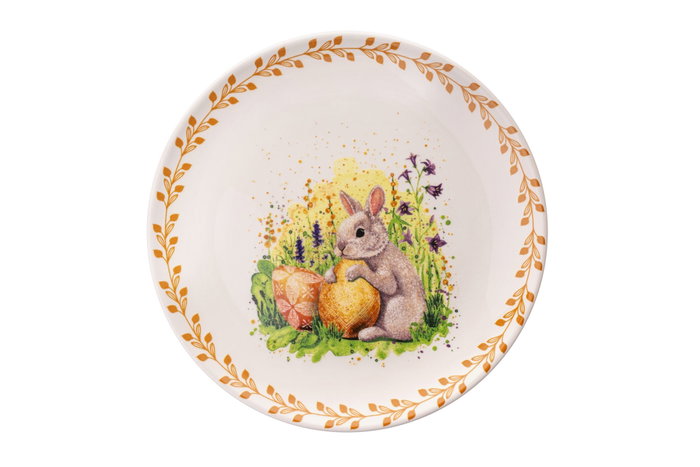 Hermia Veiled Juego de 6 Platos de Postre Multicolor en Cerámica de Piedra
